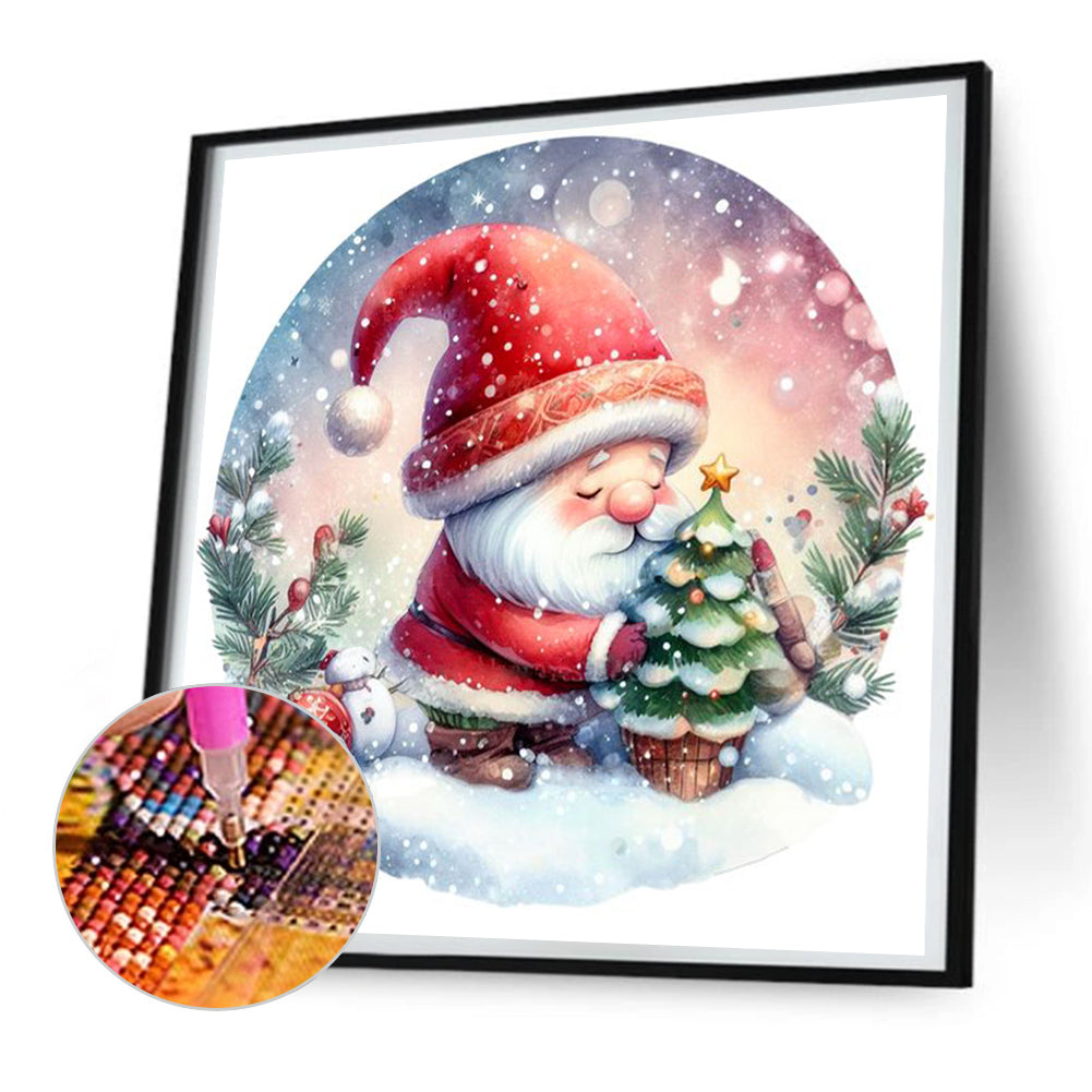 Santa Claus - Full Round Drill Diamond Painting 30*30CM