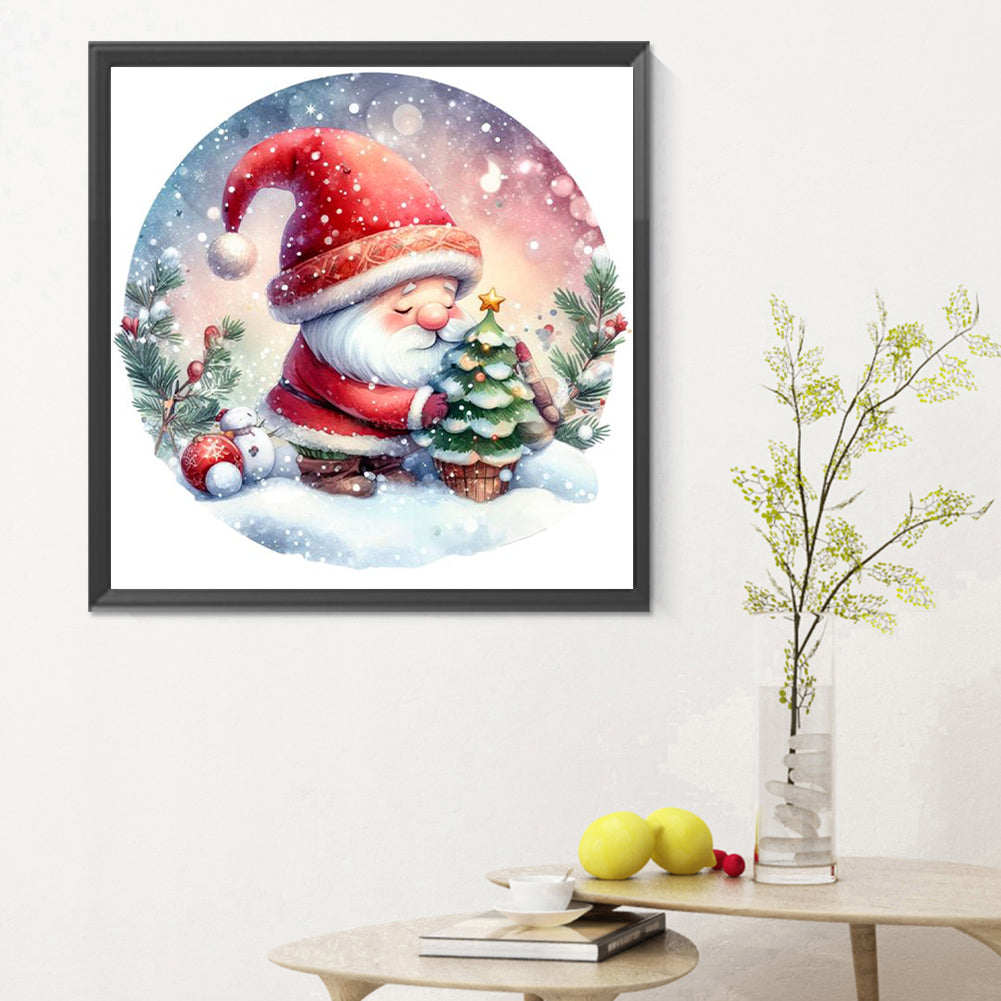 Santa Claus - Full Round Drill Diamond Painting 30*30CM