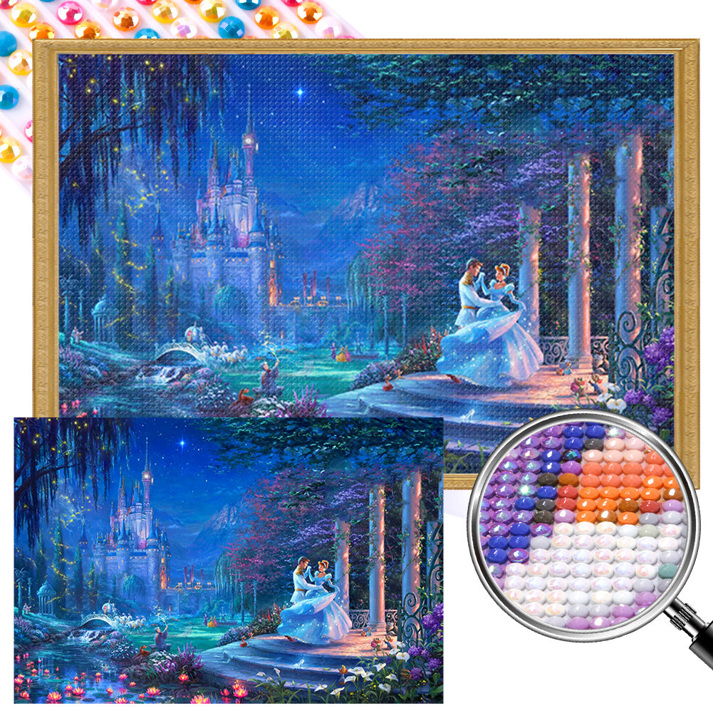 Cinderella Party Dance - Full AB Round Drill Diamond Painting 60*40CM