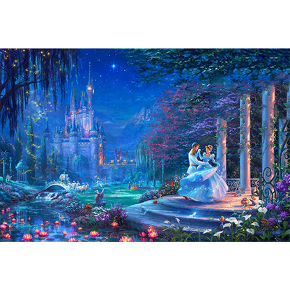 Cinderella Party Dance - Full AB Round Drill Diamond Painting 60*40CM