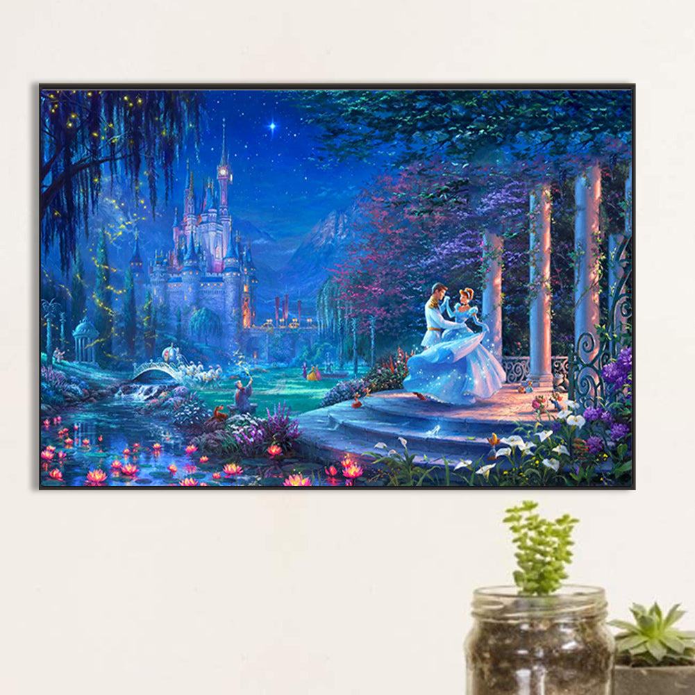 Cinderella Party Dance - Full AB Round Drill Diamond Painting 60*40CM