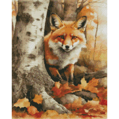 Woods Fox - 11CT Stamped Cross Stitch 40*50CM(Joy Sunday)