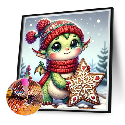 Little Dragon Man - Full Square Drill Diamond Painting 30*30CM