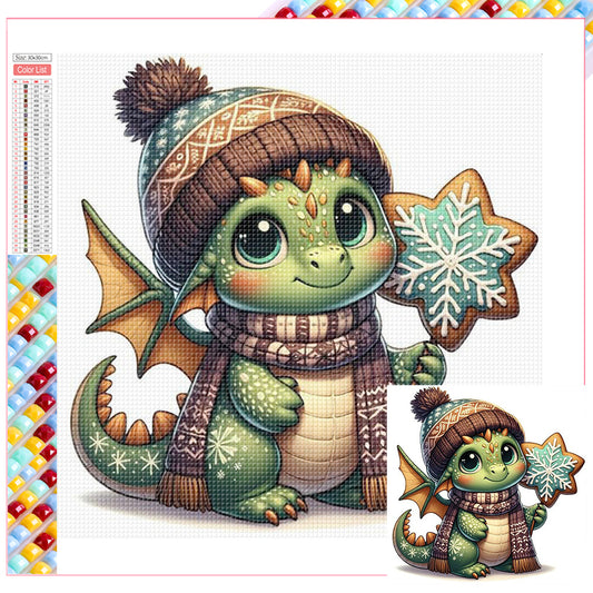 Little Dragon Man - Full Square Drill Diamond Painting 30*30CM