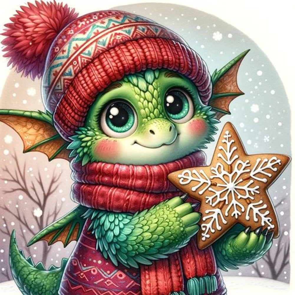 Little Dragon Man - Full Square Drill Diamond Painting 30*30CM