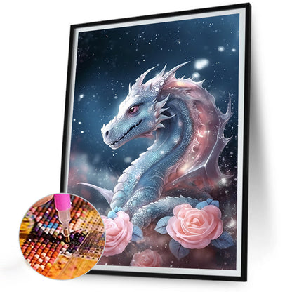 Faerie Dragon - Full Round Drill Diamond Painting 30*40CM