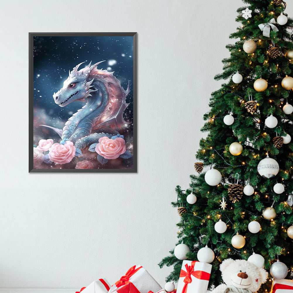 Faerie Dragon - Full Round Drill Diamond Painting 30*40CM