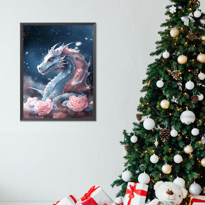 Faerie Dragon - Full Round Drill Diamond Painting 30*40CM