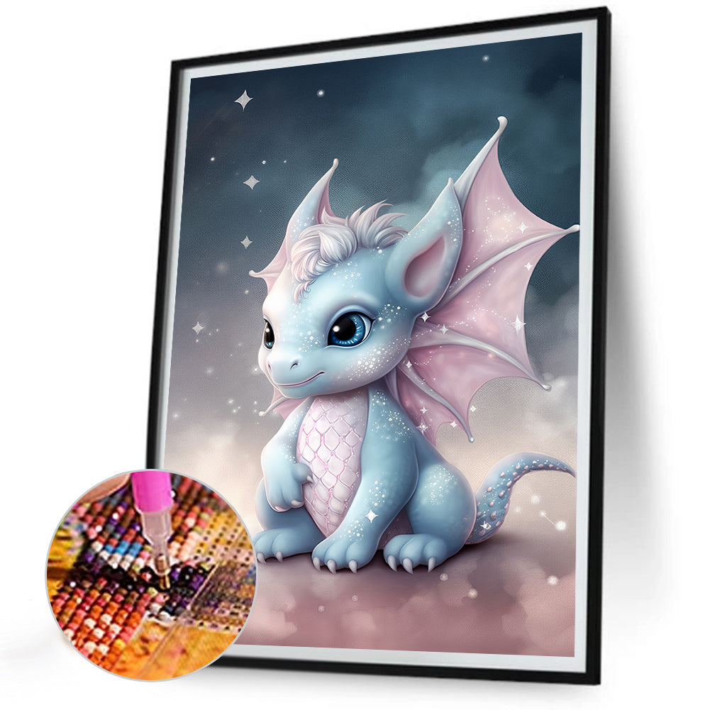 Faerie Dragon - Full Round Drill Diamond Painting 30*40CM