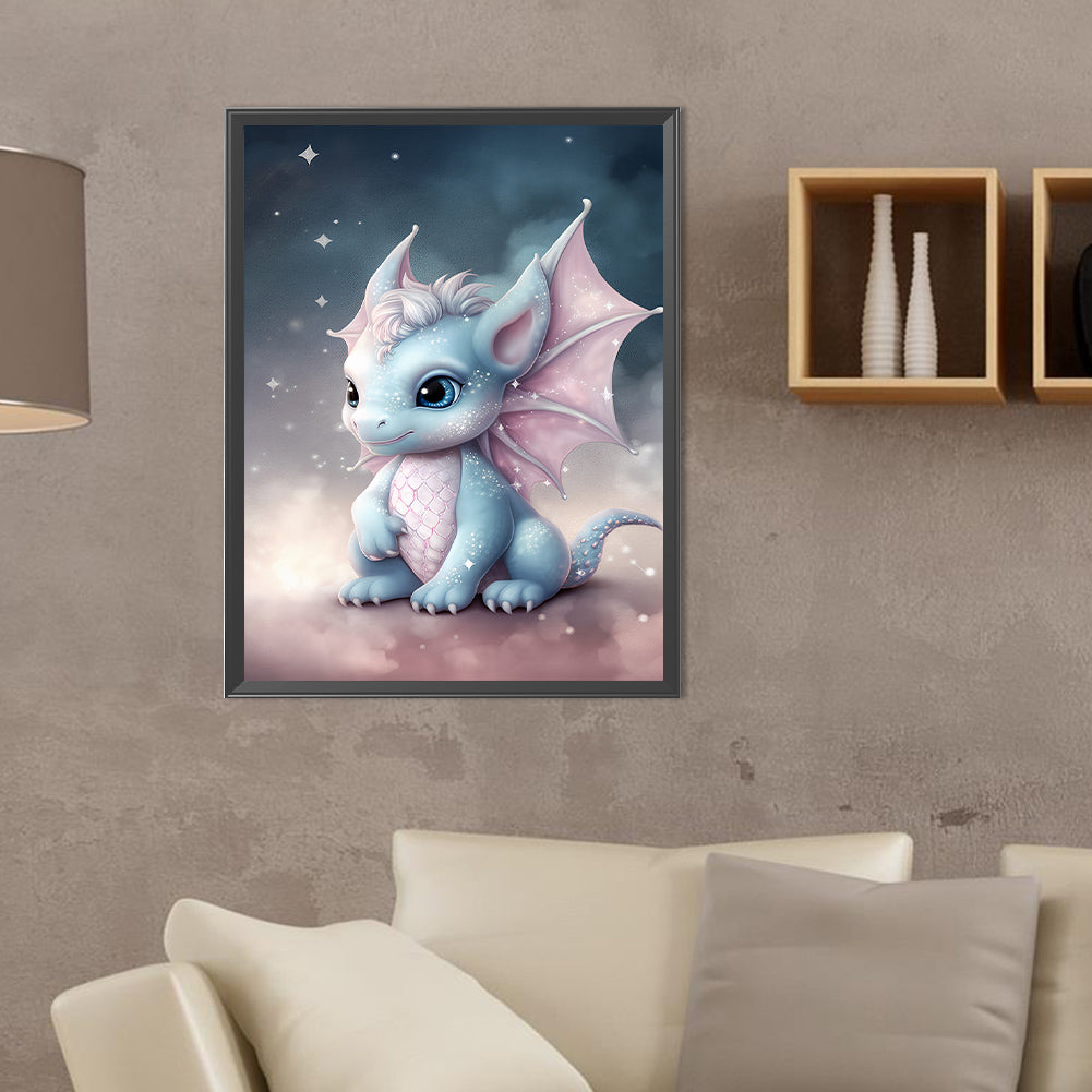 Faerie Dragon - Full Round Drill Diamond Painting 30*40CM