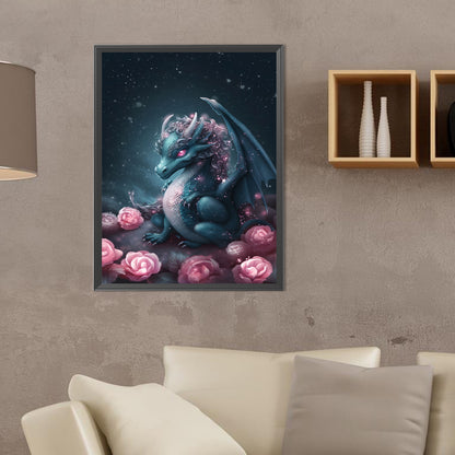Faerie Dragon - Full Round Drill Diamond Painting 30*40CM