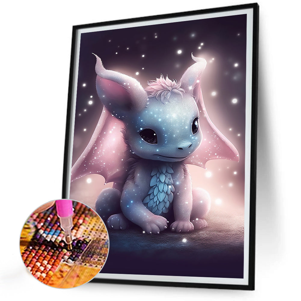 Faerie Dragon - Full Round Drill Diamond Painting 30*40CM