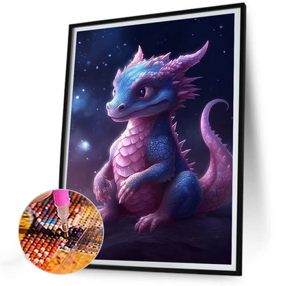 Faerie Dragon - Full Round Drill Diamond Painting 30*40CM