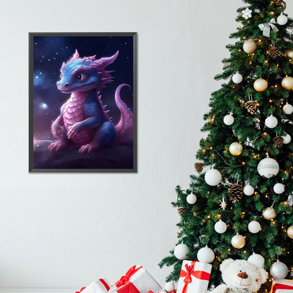 Faerie Dragon - Full Round Drill Diamond Painting 30*40CM