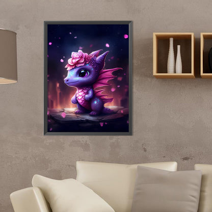 Faerie Dragon - Full Round Drill Diamond Painting 30*40CM