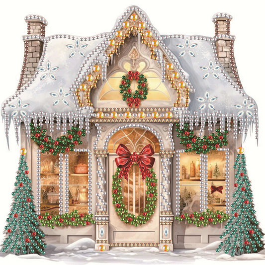 Christmas Shop - Special Shaped Drill Diamond Painting 25*25CM