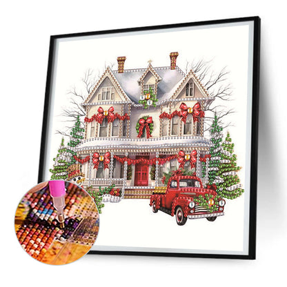 Christmas Shop - Special Shaped Drill Diamond Painting 25*25CM