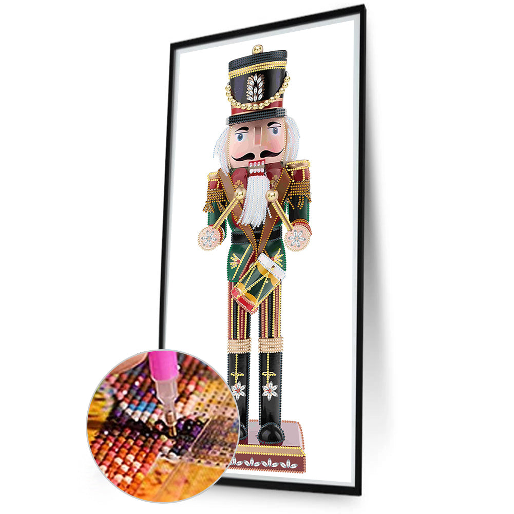 Christmas Nutcracker - Special Shaped Drill Diamond Painting 30*60CM