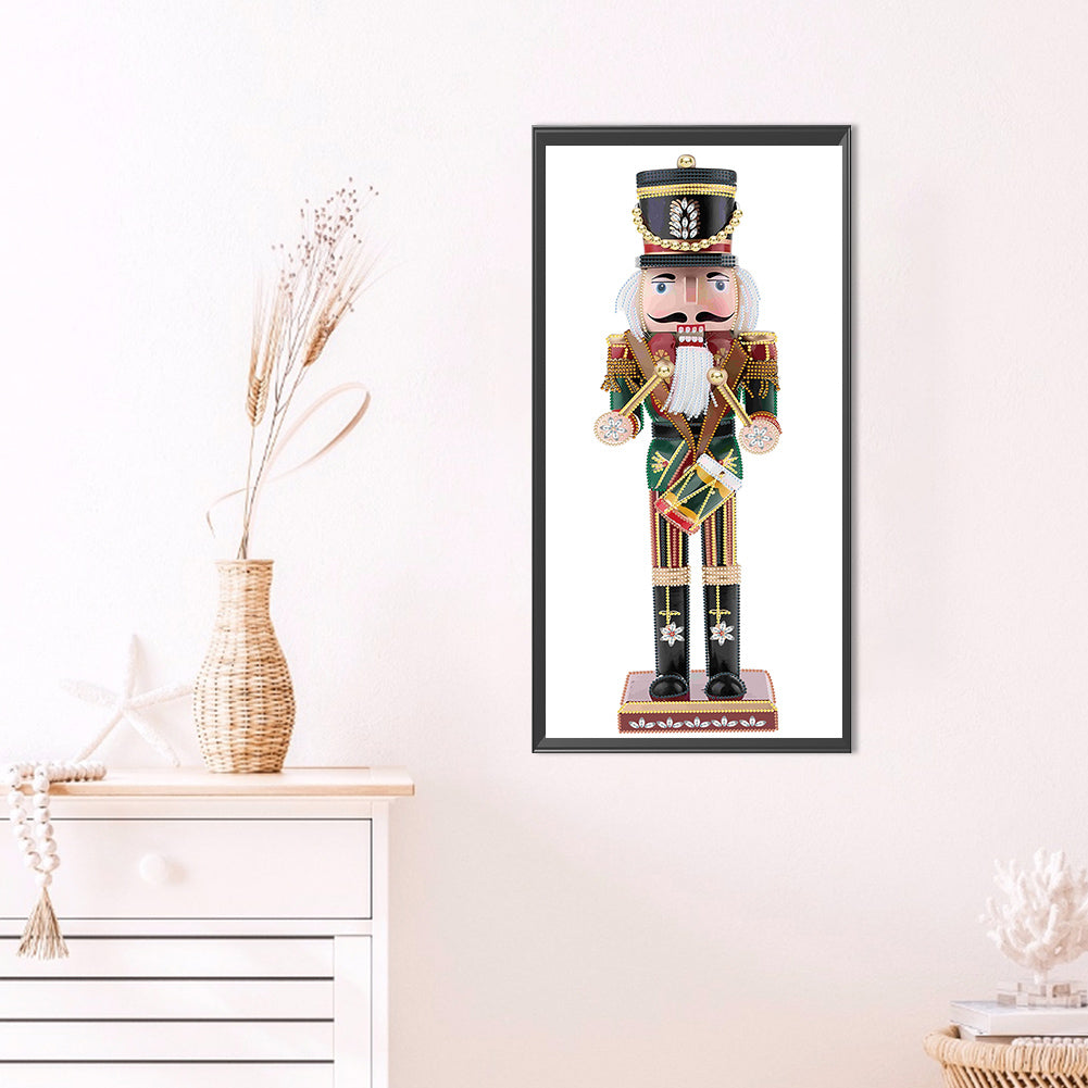 Christmas Nutcracker - Special Shaped Drill Diamond Painting 30*60CM