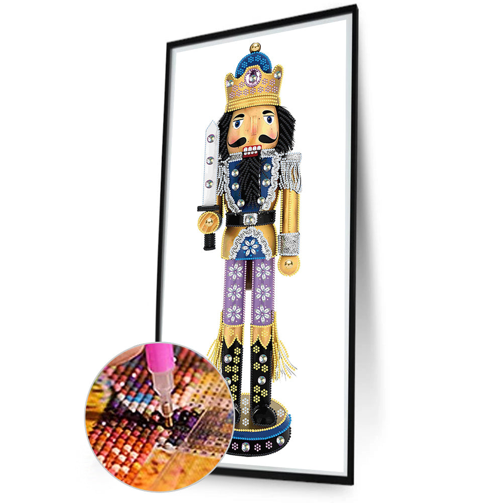 Christmas Nutcracker - Special Shaped Drill Diamond Painting 30*60CM