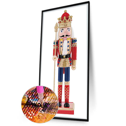 Christmas Nutcracker - Special Shaped Drill Diamond Painting 30*60CM