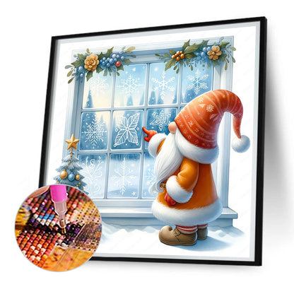 Santa Claus And Elves - Full Square Drill Diamond Painting 30*30CM