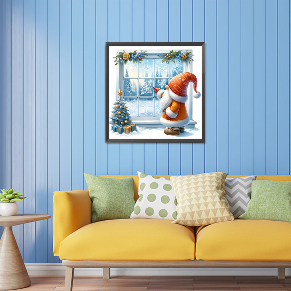 Santa Claus And Elves - Full Square Drill Diamond Painting 30*30CM