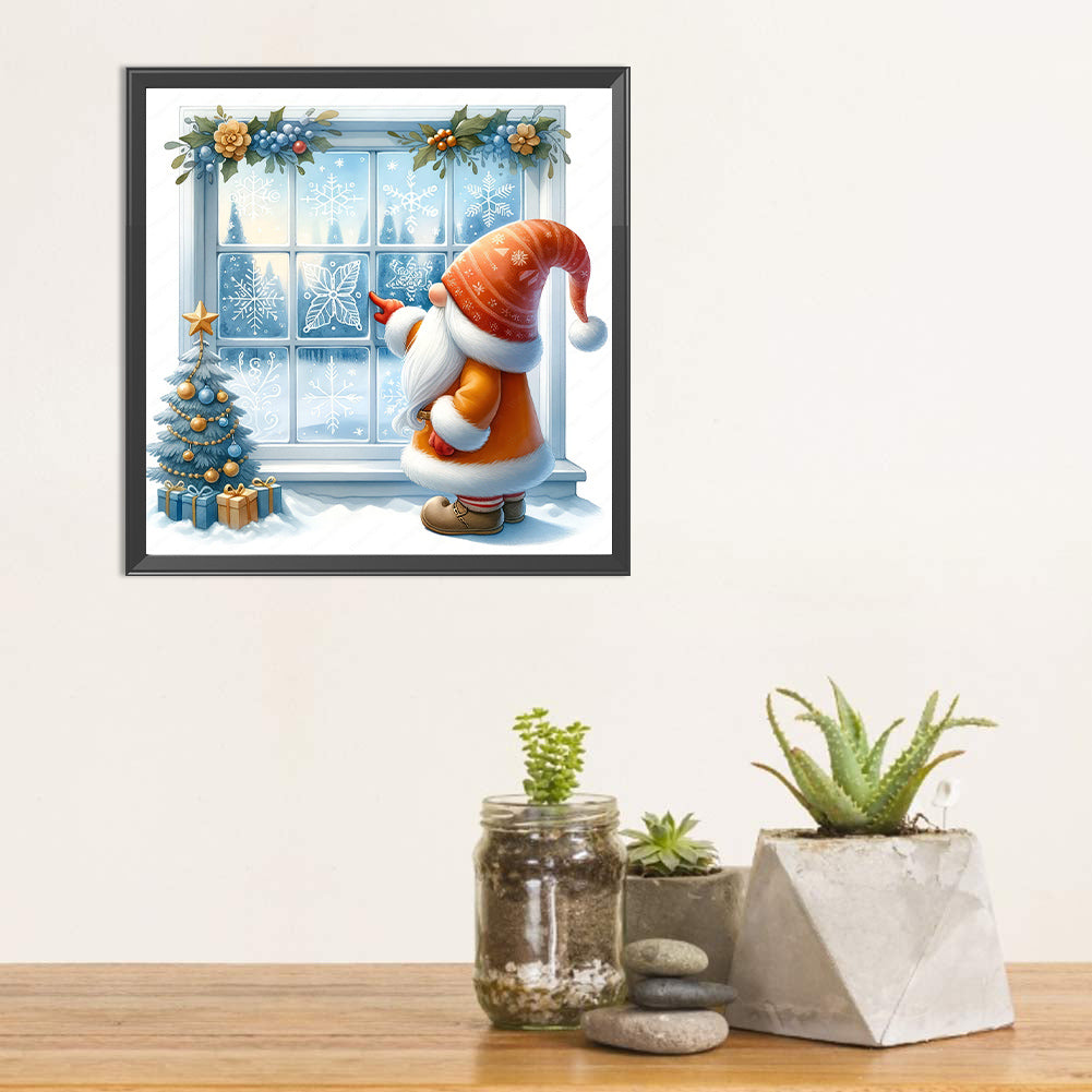 Santa Claus And Elves - Full Square Drill Diamond Painting 30*30CM