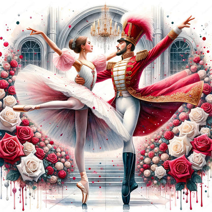 Nutcracker And The Princess - Full Square Drill Diamond Painting 40*40CM