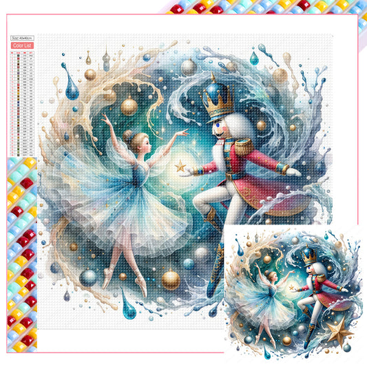 Nutcracker And The Princess - Full Square Drill Diamond Painting 40*40CM