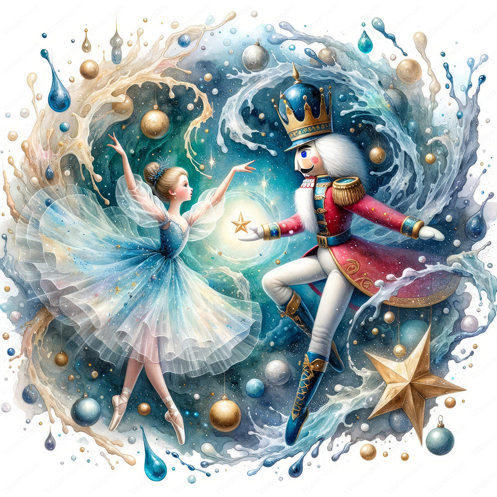 Nutcracker And The Princess - Full Square Drill Diamond Painting 40*40CM