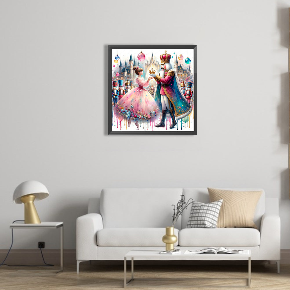 Nutcracker And The Princess - Full Square Drill Diamond Painting 40*40CM