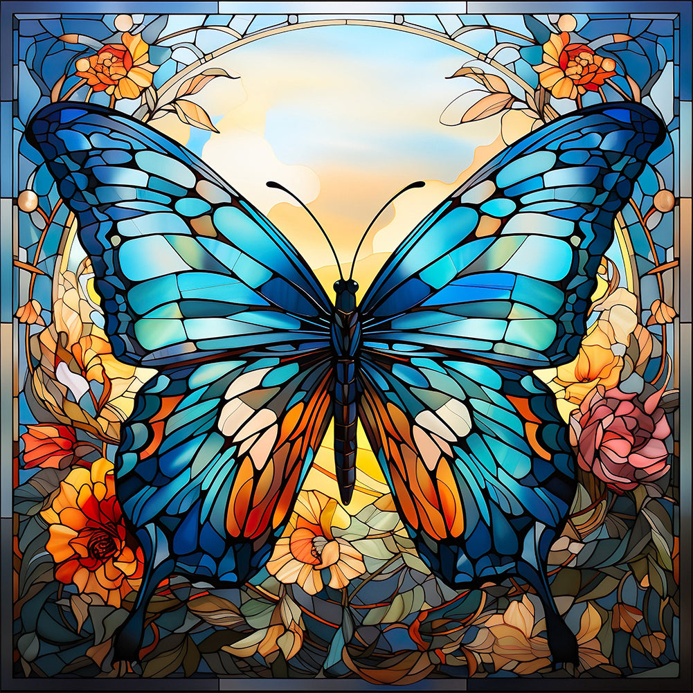 Butterfly - Full Square Drill Diamond Painting 40*40CM