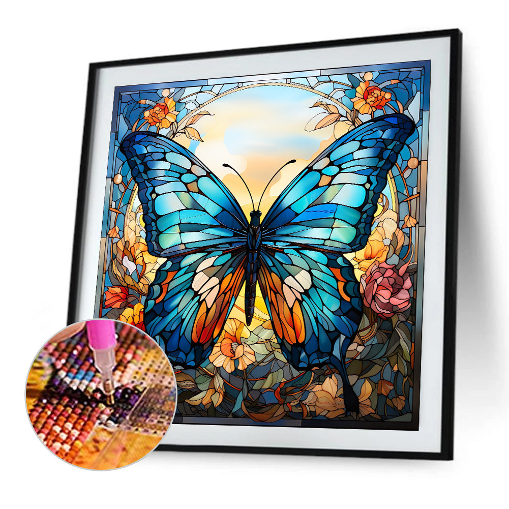 Butterfly - Full Square Drill Diamond Painting 40*40CM