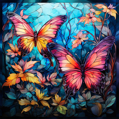 Butterfly - Full Square Drill Diamond Painting 40*40CM