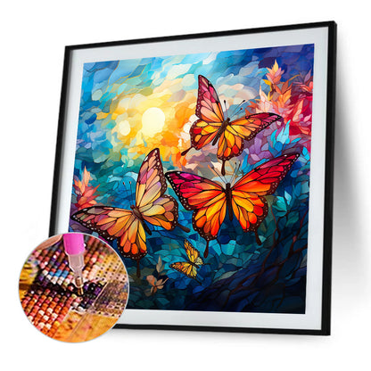 Butterfly - Full Square Drill Diamond Painting 40*40CM