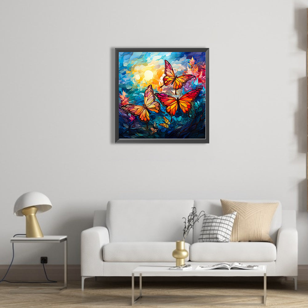 Butterfly - Full Square Drill Diamond Painting 40*40CM