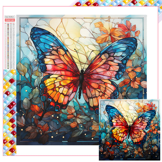 Butterfly - Full Square Drill Diamond Painting 40*40CM