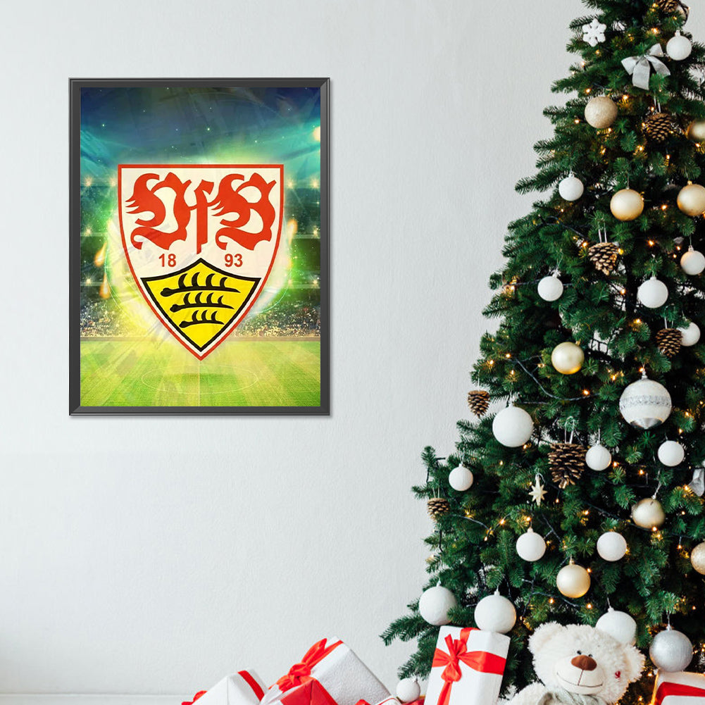 Stuttgart Flag - Full Round Drill Diamond Painting 30*40CM