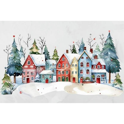 Winter Igloo - 11CT Stamped Cross Stitch 60*40CM(Joy Sunday)