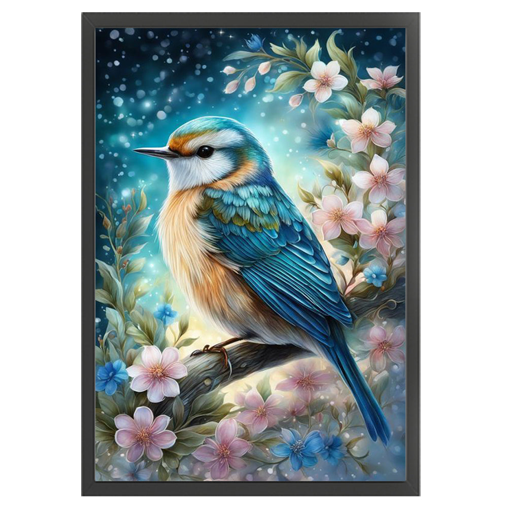 Peach Blossoms And Birds - 11CT Stamped Cross Stitch 40*60CM(Joy Sunday)