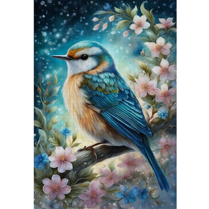 Peach Blossoms And Birds - 11CT Stamped Cross Stitch 40*60CM(Joy Sunday)