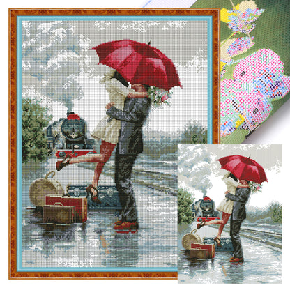 Reunion - 14CT Stamped Cross Stitch 36*48CM(Joy Sunday)