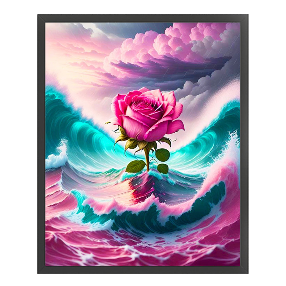 Roses - 11CT Stamped Cross Stitch 40*50CM