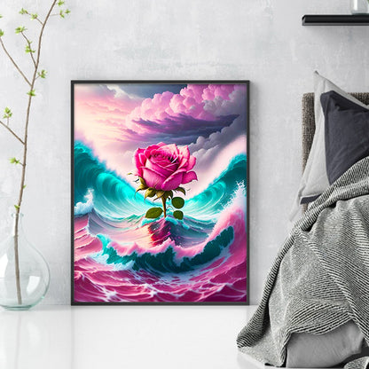 Roses - 11CT Stamped Cross Stitch 40*50CM