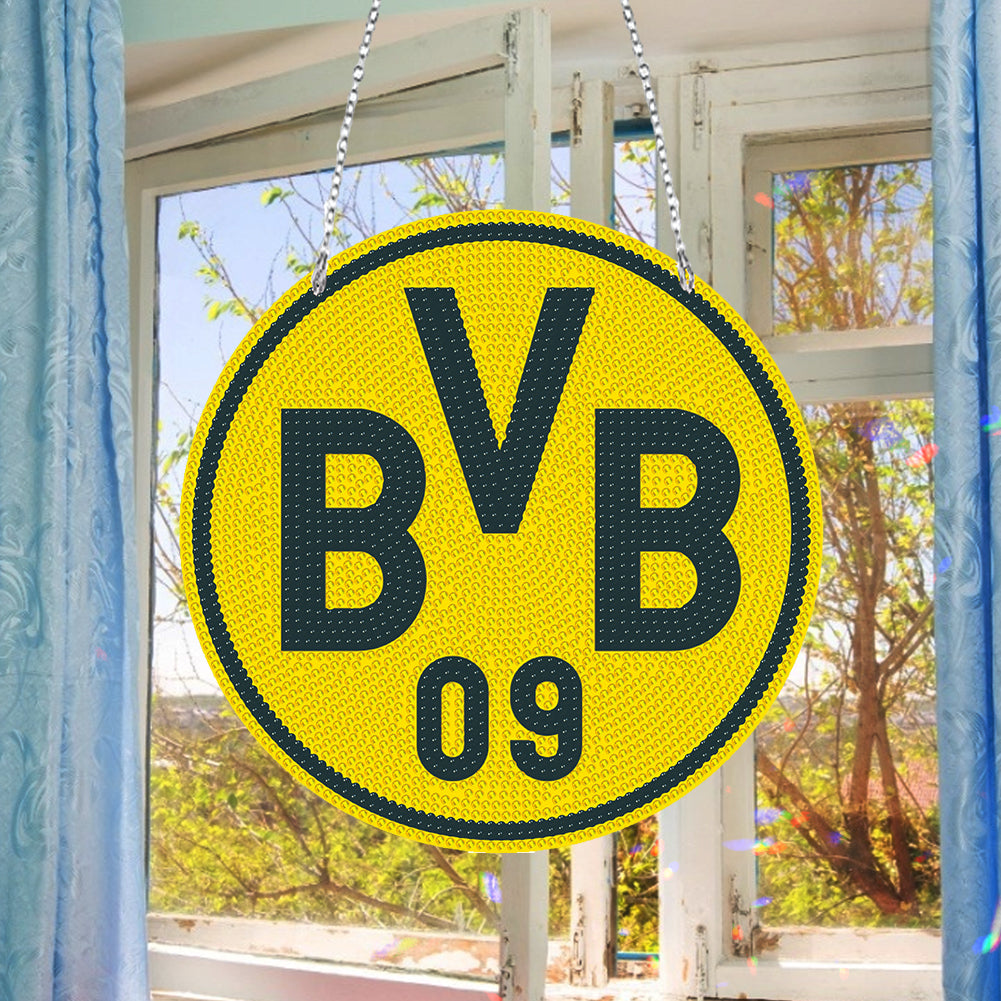 Badge Label Diamond Painting Hanging Pendant Suncatcher Home Decor (BVB 09)