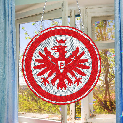 Badge Label Diamond Painting Hanging Pendant Suncatcher Home Decor (GH212)