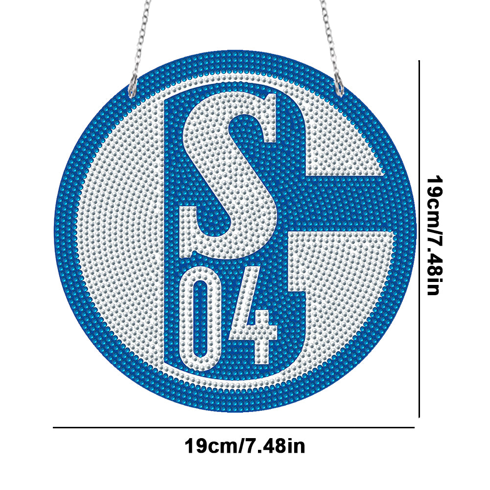 Badge Label Diamond Painting Hanging Pendant Suncatcher Home Decor (S 04)