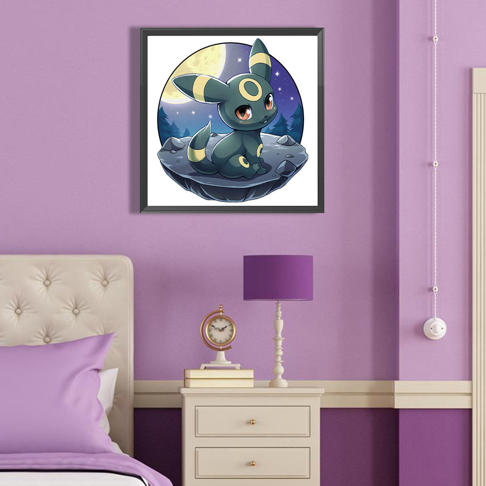 Moon Eevee - Full Square Drill Diamond Painting 40*40CM