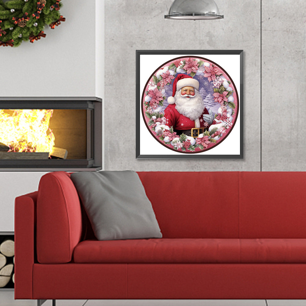 Santa Claus - Full Round Drill Diamond Painting 30*30CM